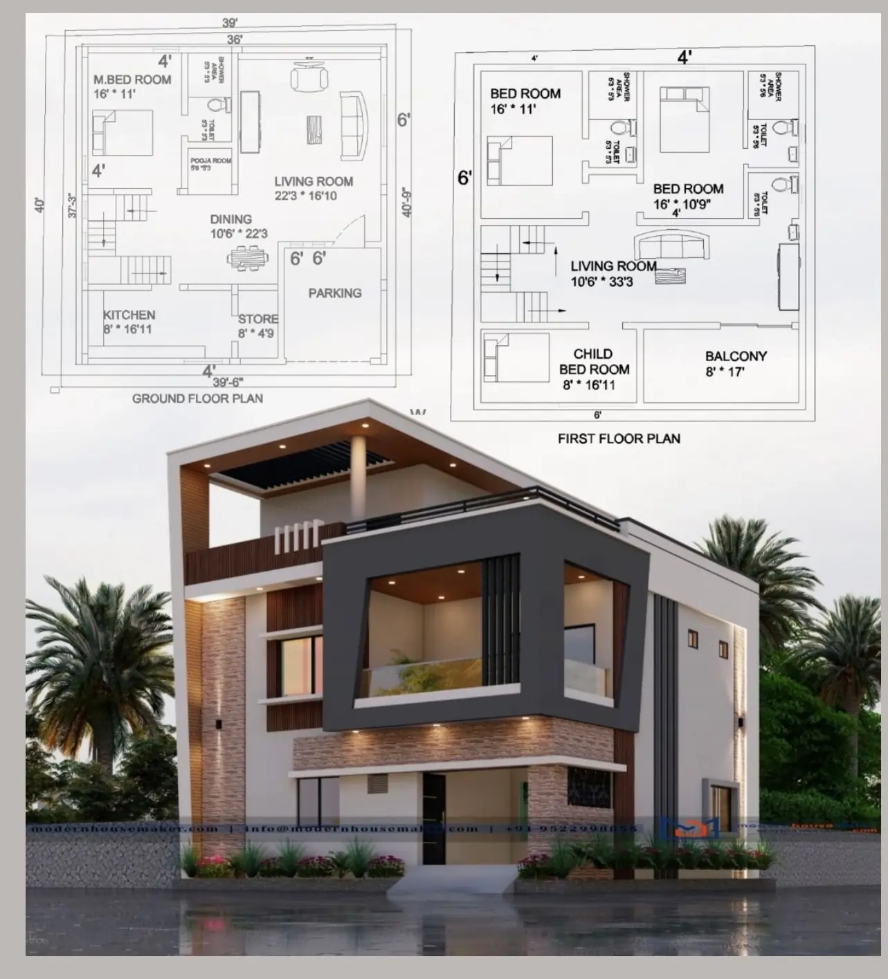 custom house plans success builders pallikaranai chennai 3D plan house