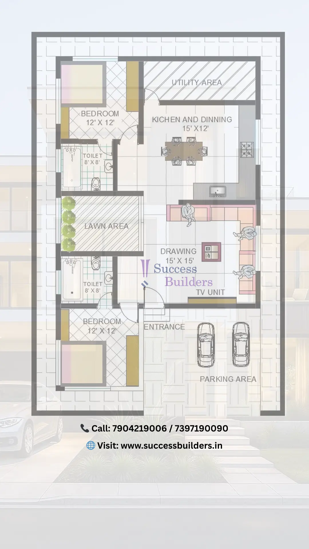 residential 2D house construction success builders pallikaranai chennai